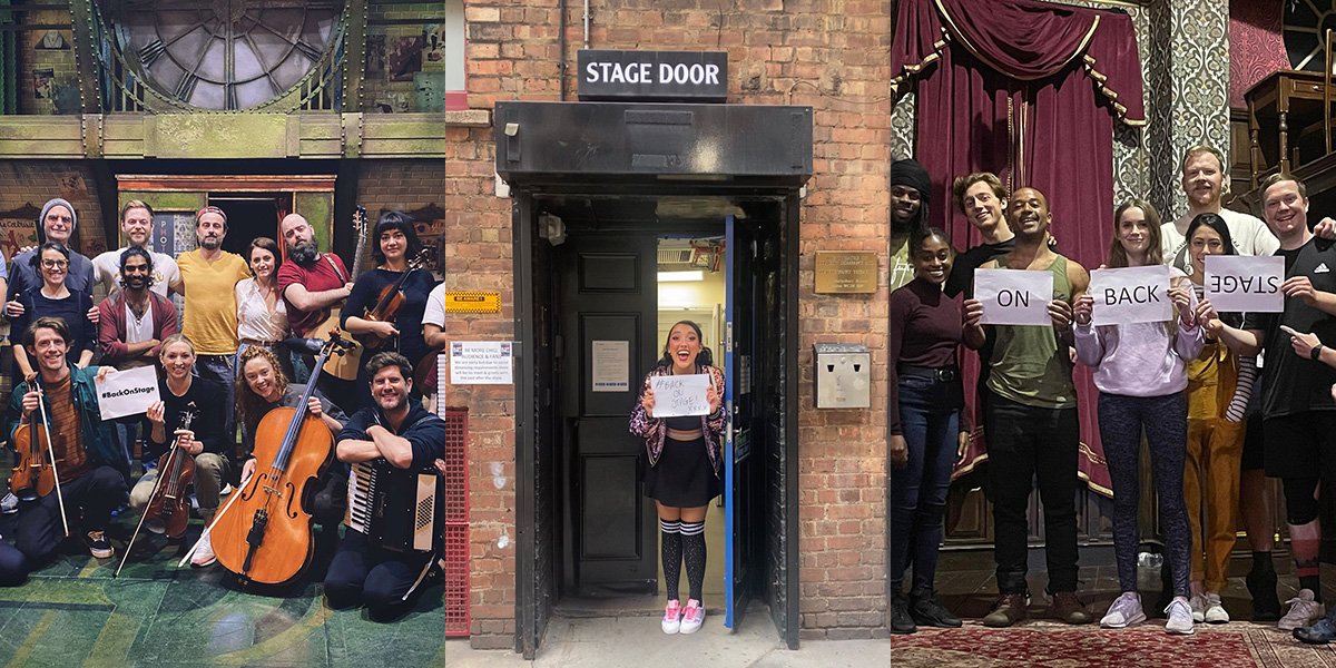 Celebrating being #BackOnStage around the UK