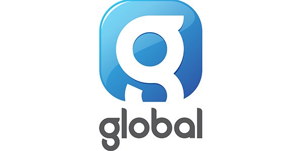 Logo featuring a blue and white stylised letter 'g' above the word 'global' in grey.