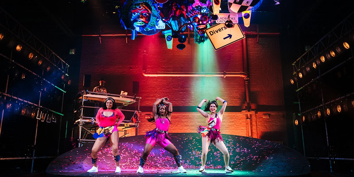 Sapphire Joy Jade, Gabrielle Brooks Nadine and Annice Boparai Nisha (Photo credit: Helen Murray)