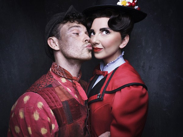 Charlie Stemp, 'Bert' and Zizi Strallen, 'Mary Poppins' in Mary Poppins at the Prince Edward Theatre (c) Rankin