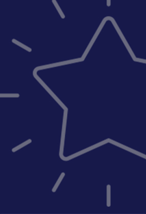 Navy blue background with a star