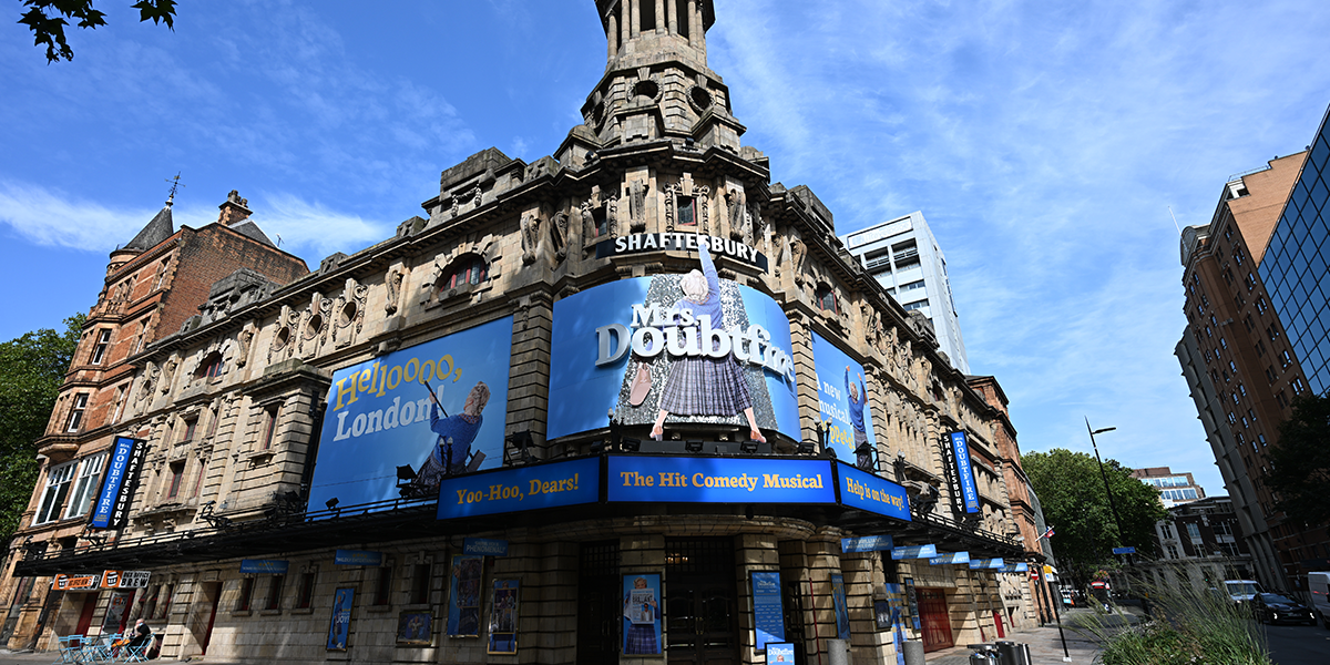 Shaftesbury Theatre, London. Photo by Kate Green.